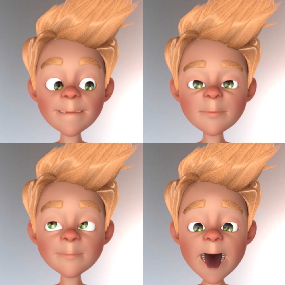 Expressions for Toon Generation 2 Male by N/A
