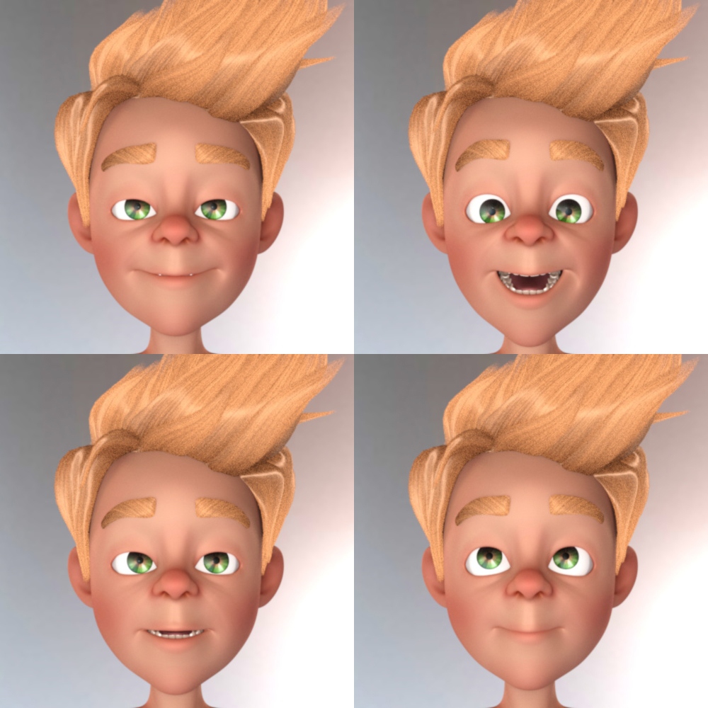 Expressions for Toon Generation 2 Male by N/A