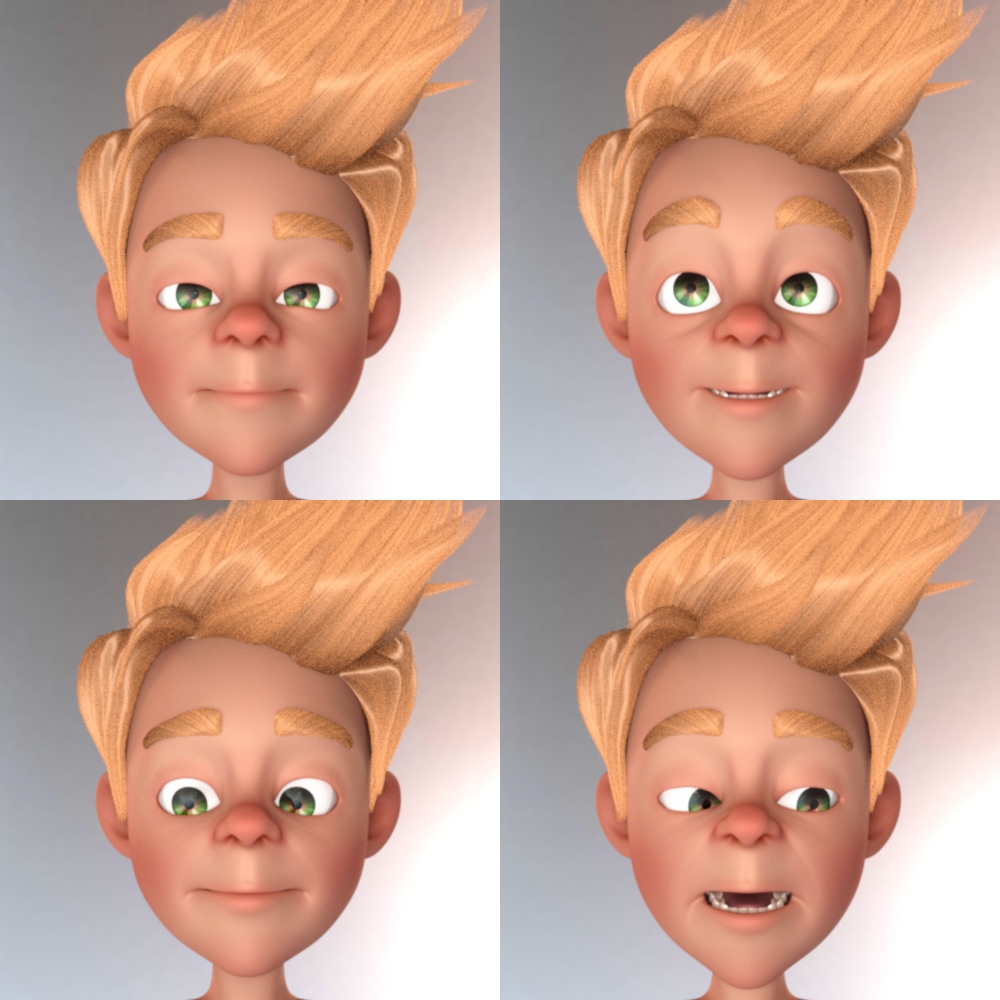 Expressions for Toon Generation 2 Male by N/A