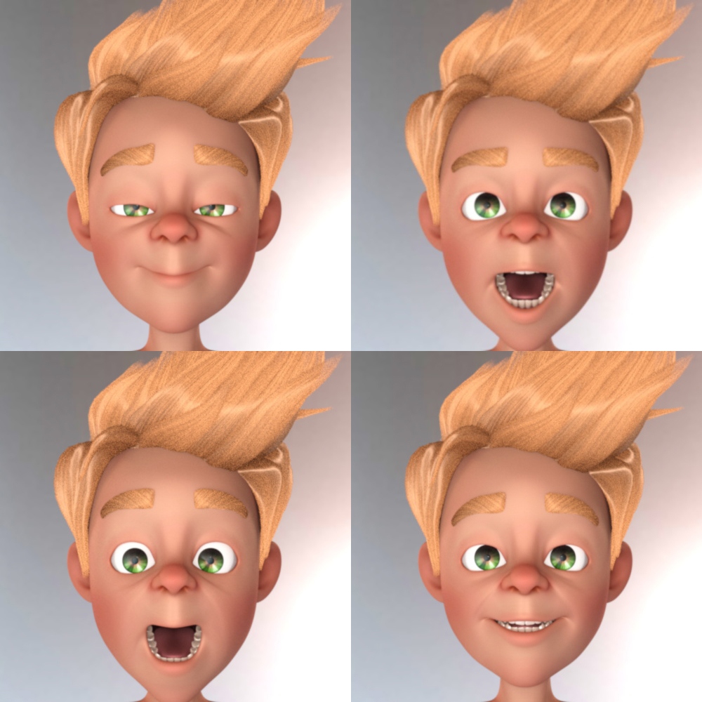 Expressions for Toon Generation 2 Male by N/A