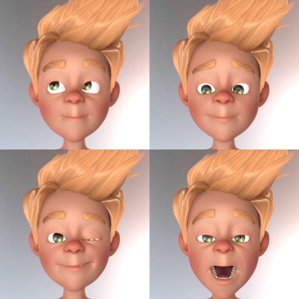 Expressions for Toon Generation 2 Male by N/A