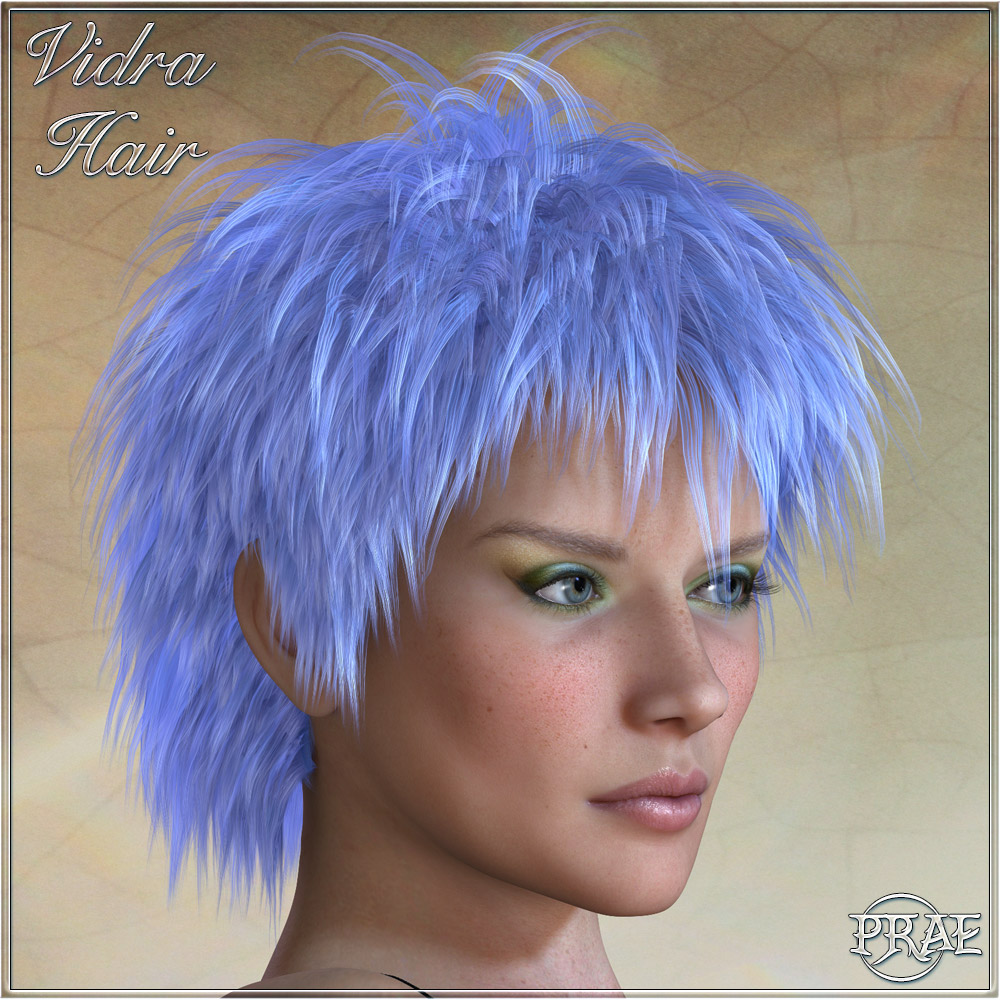 Vidra Hair For poser by N/A