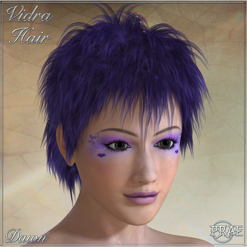 Vidra Hair For poser by N/A
