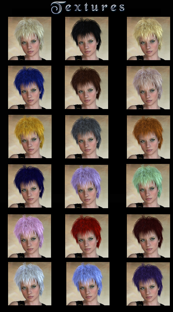 Vidra Hair For poser by N/A