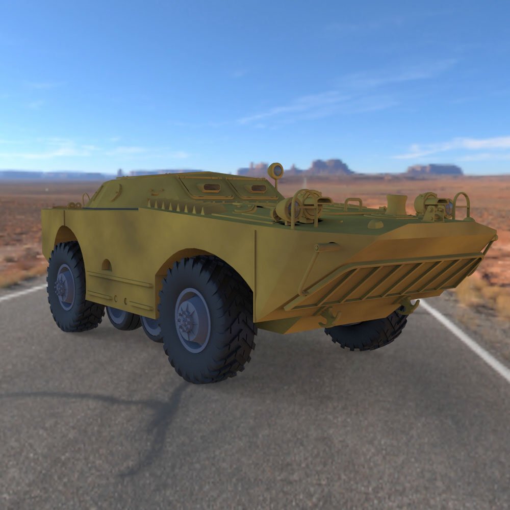 BRDM 1 for Poser by N/A