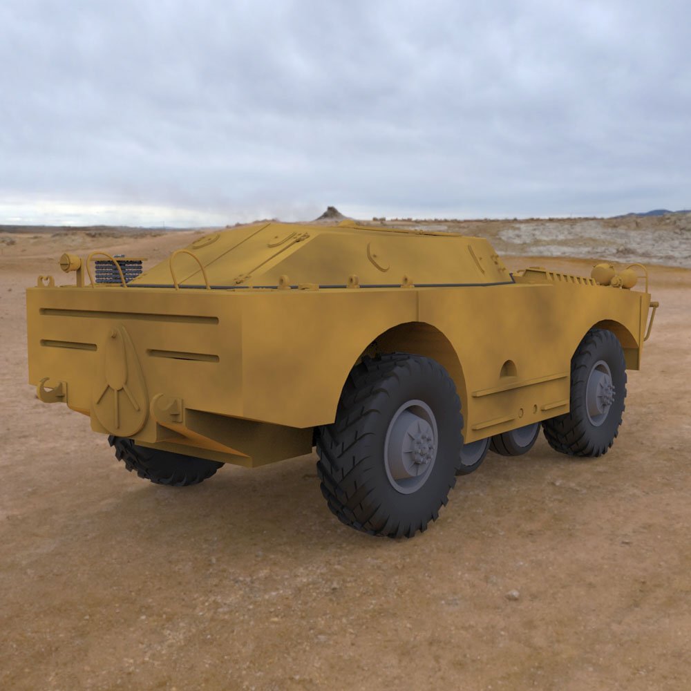 BRDM 1 for Poser by N/A
