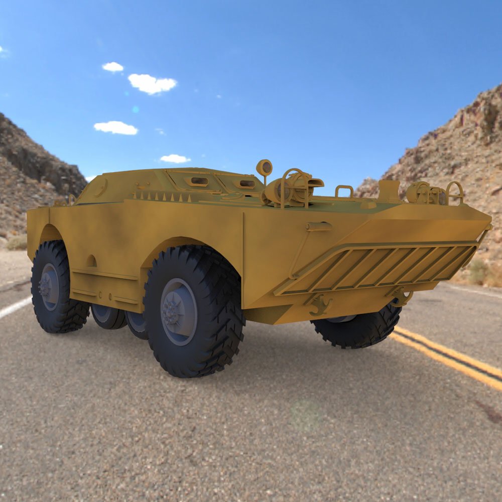 BRDM 1 for Poser by N/A
