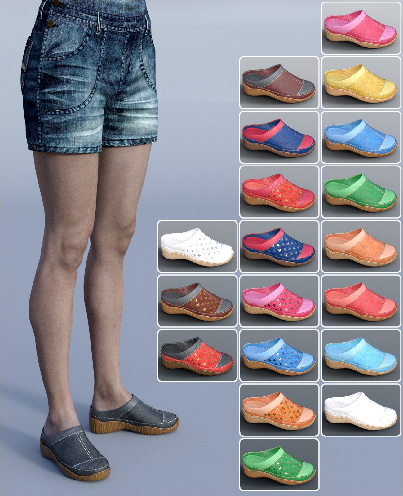 Candy Clogs for G3F by N/A