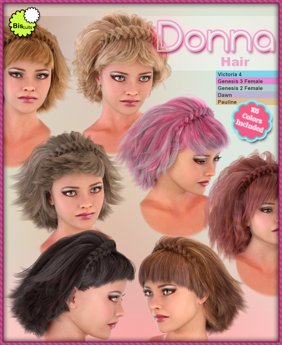 Biscuits Donna Hair by N/A