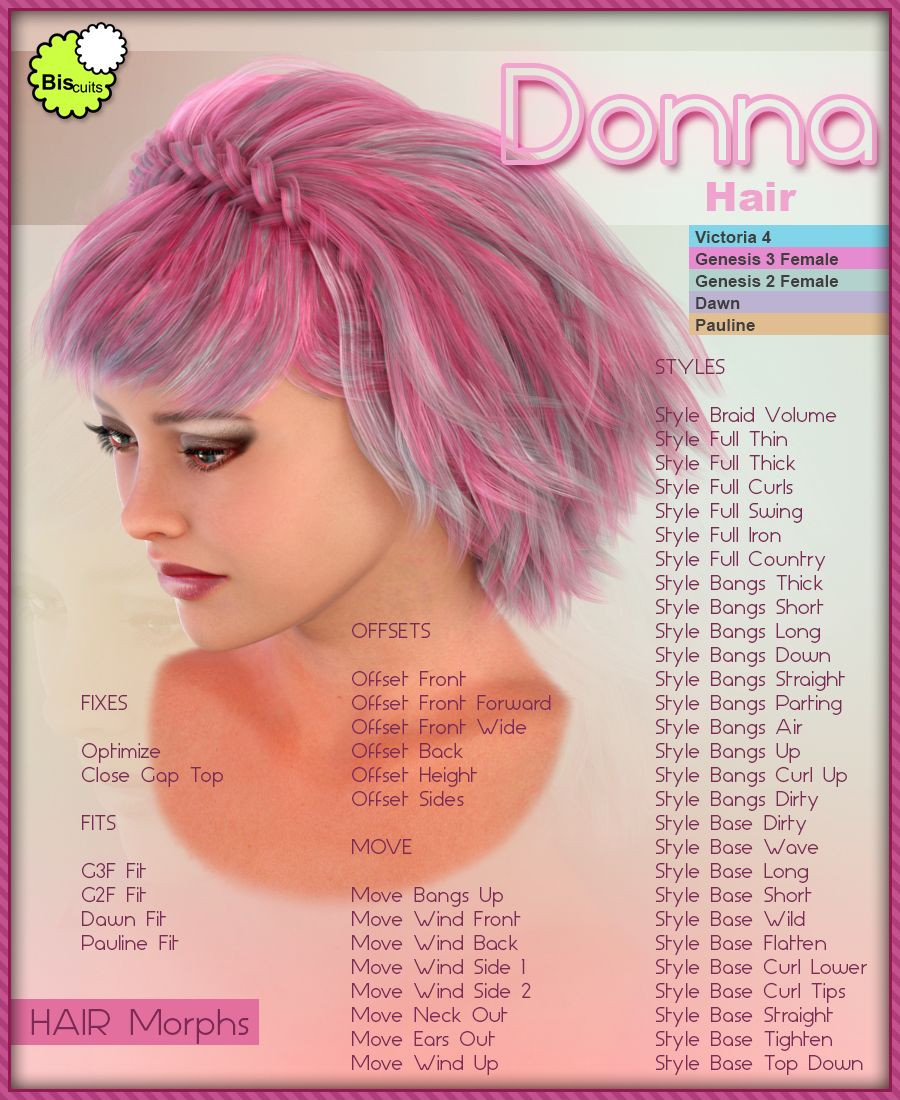 Biscuits Donna Hair by N/A