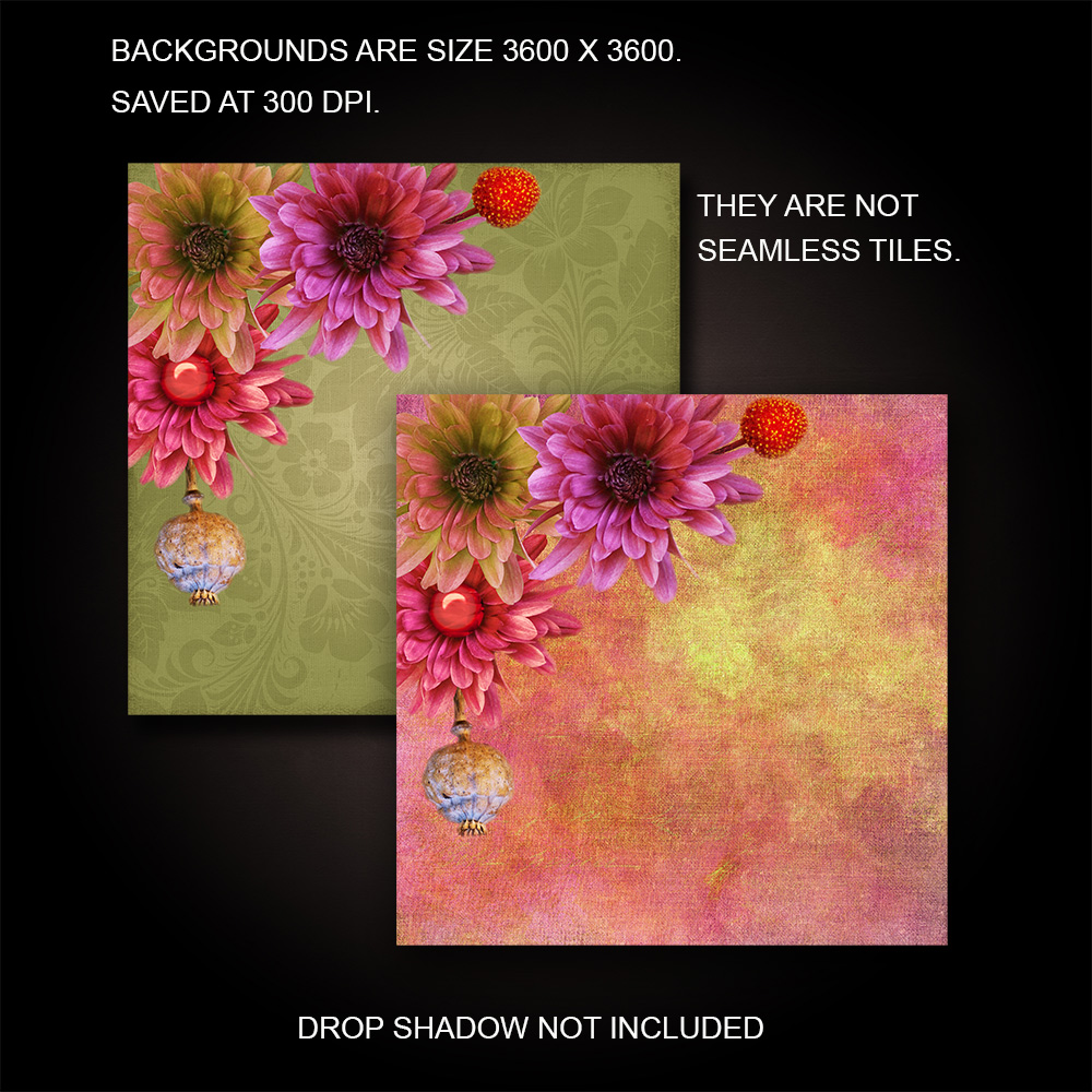 Whimsical Flowers and Sticks by N/A