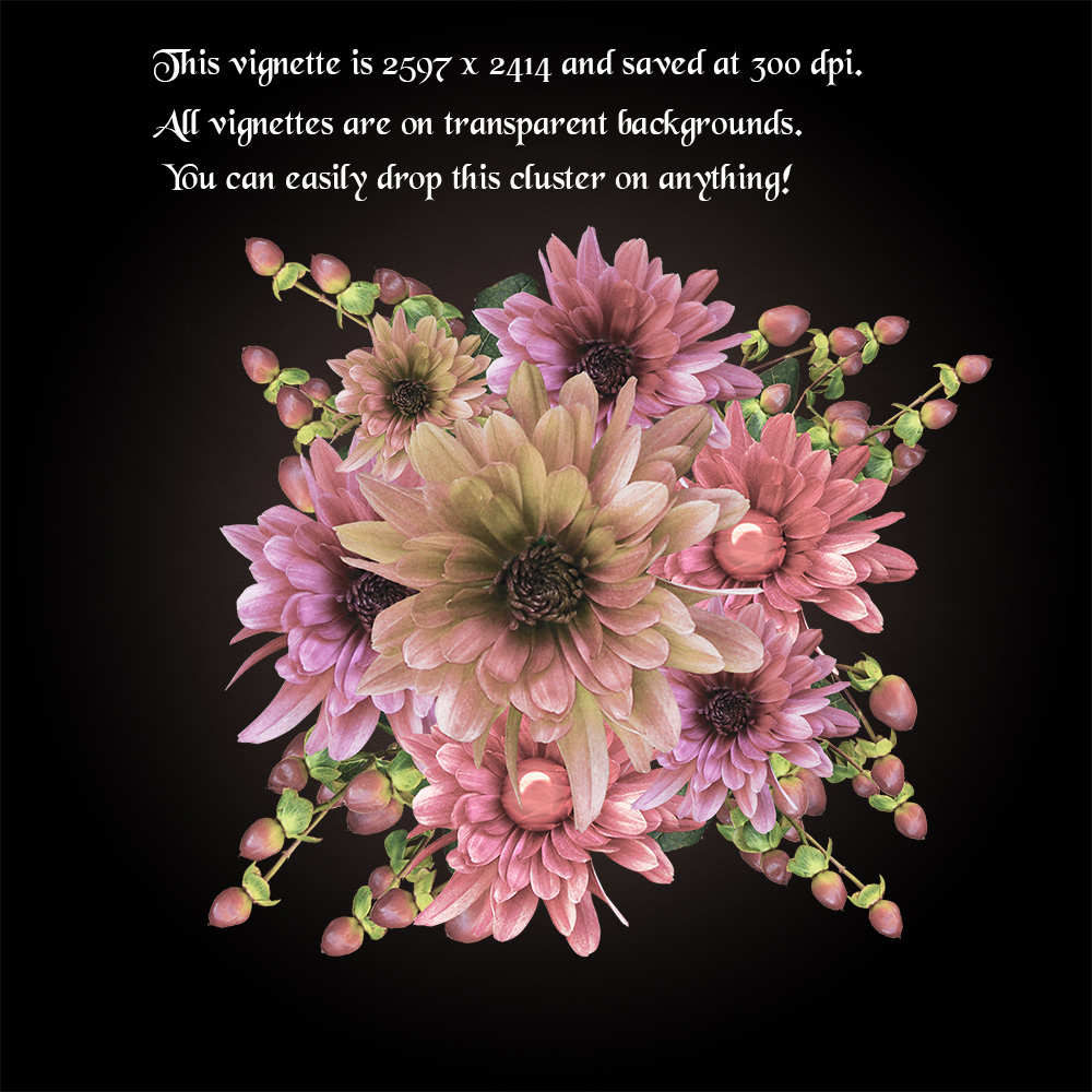 Whimsical Flowers and Sticks by N/A
