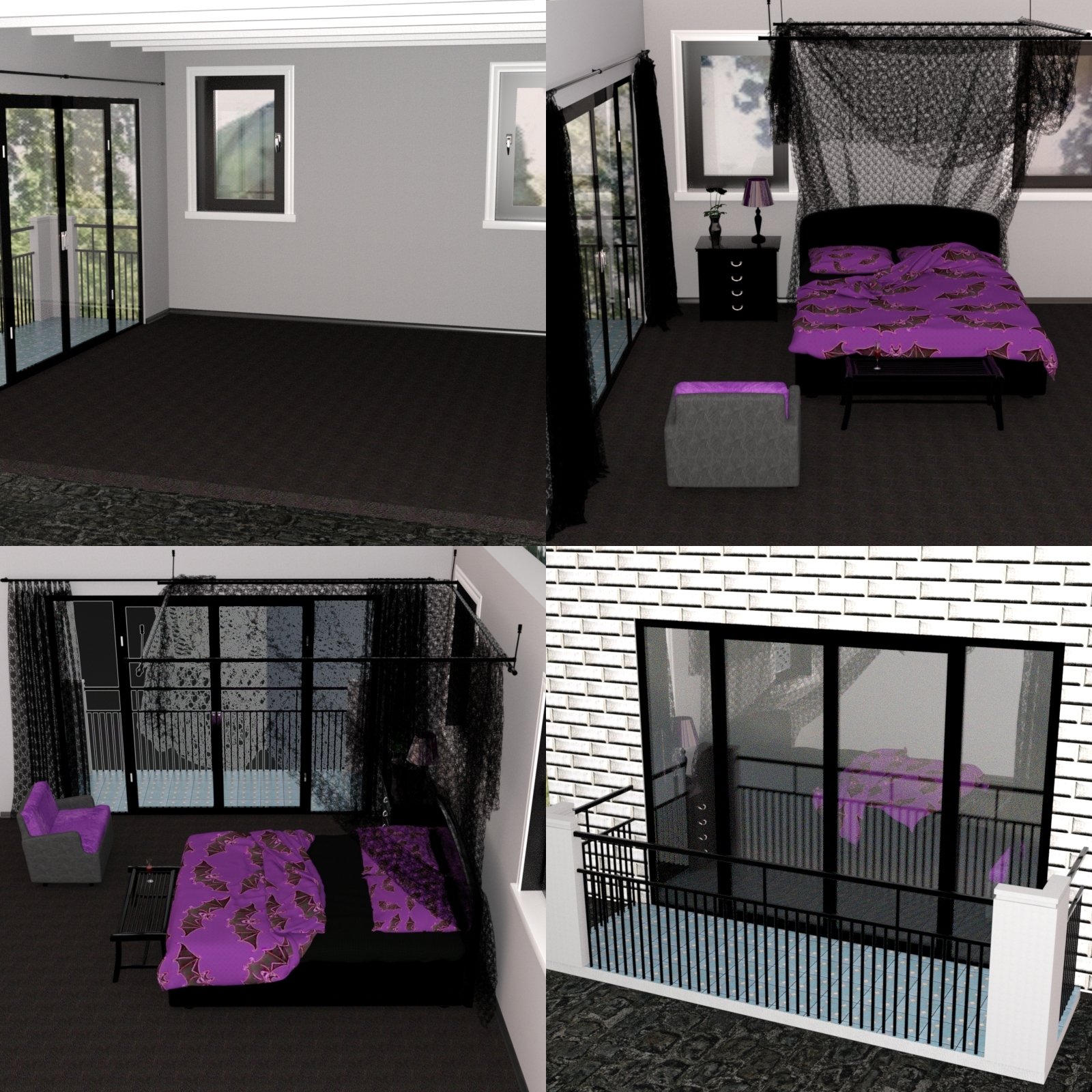 Dark Dreams for STZ_Bedroom_3 by N/A