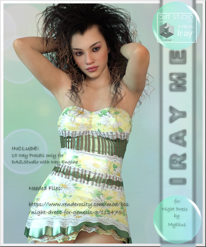 IRAY ME: Night Dress G3/V7 by N/A