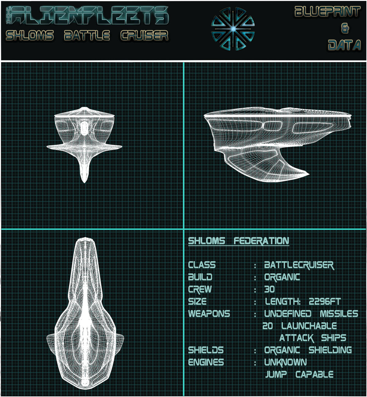 Alienfleets: Shloms BattleCruiser Fregatte by N/A
