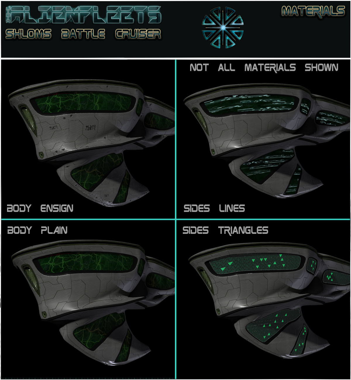 Alienfleets: Shloms BattleCruiser Fregatte by N/A