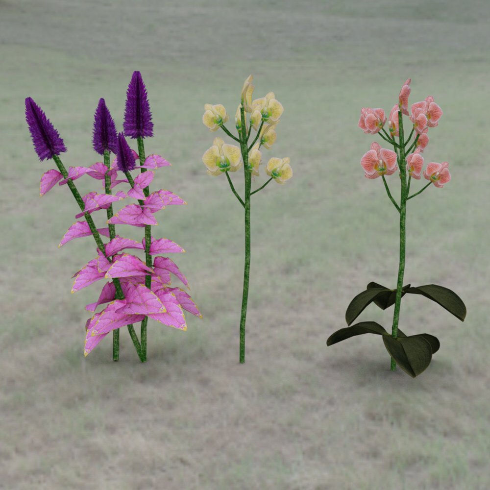 Tropical Pack: Plants for Poser by N/A