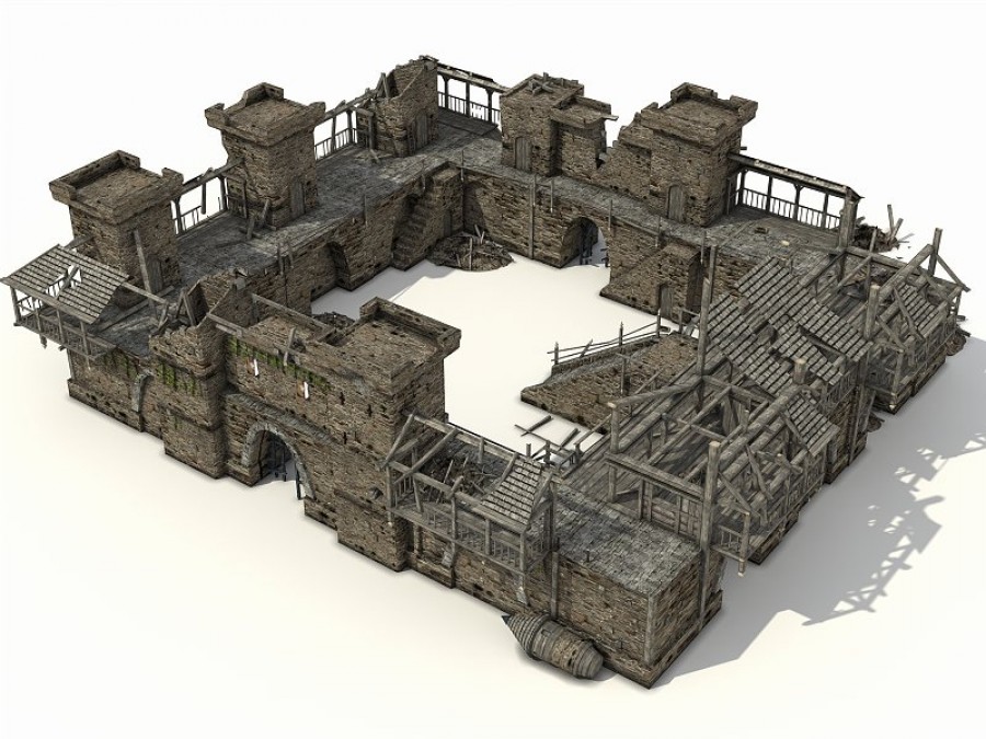 Castle Ruins - Extended License by N/A