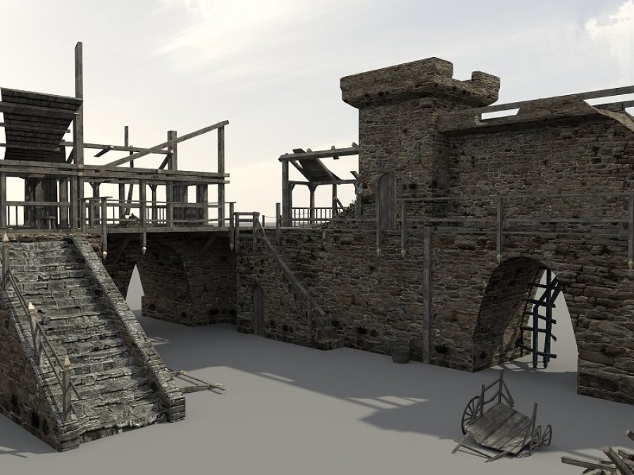 Castle Ruins - Extended License by N/A