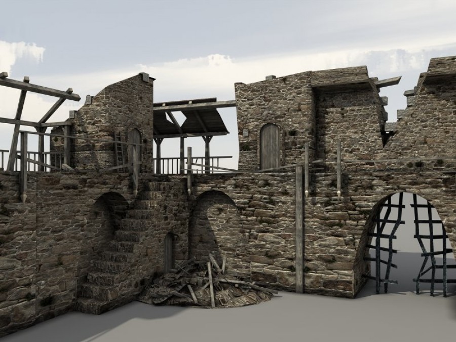 Castle Ruins - Extended License by N/A