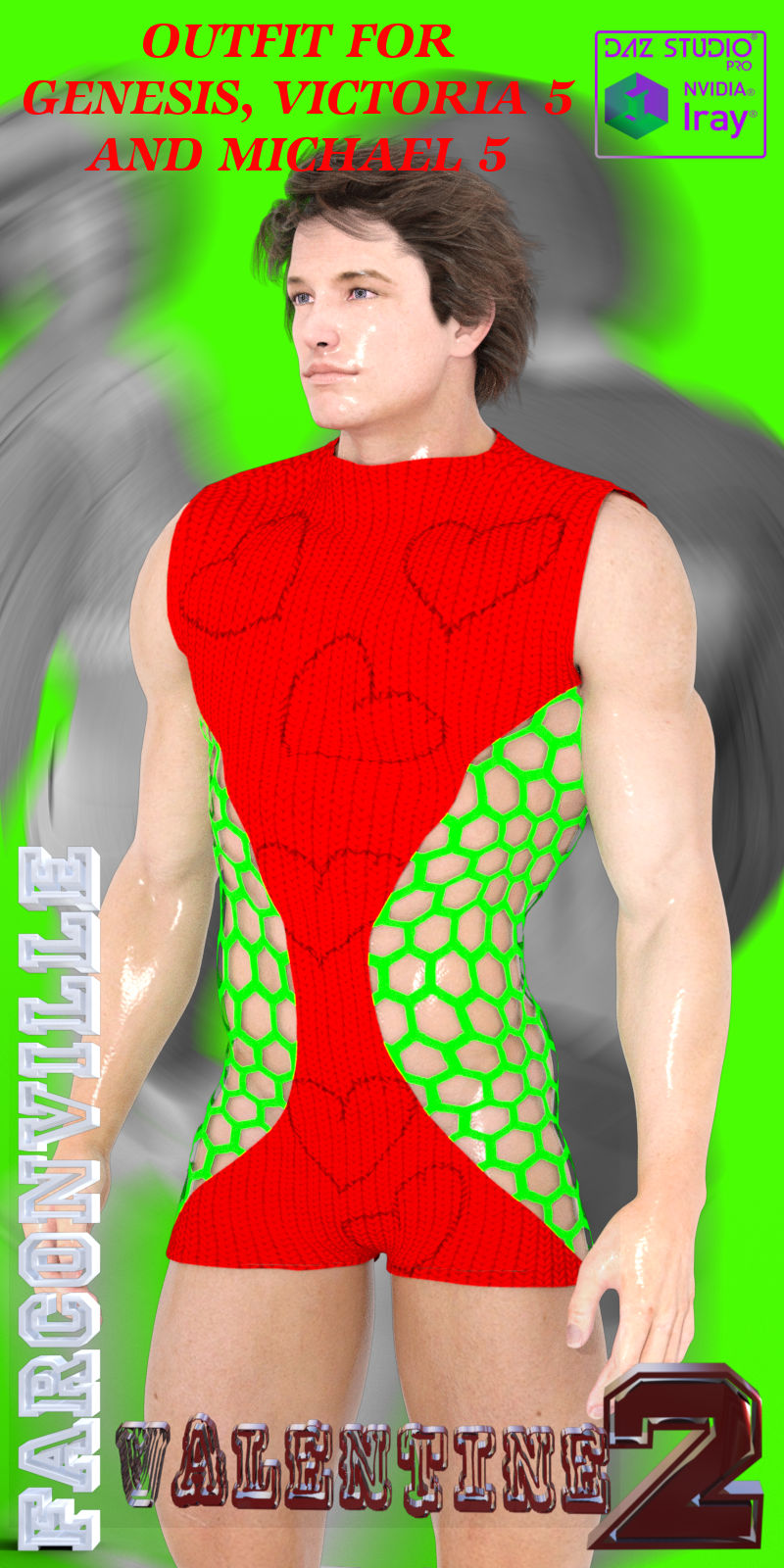 VALENTINE 2 OUTFIT FOR GENESIS, VICTORIA 5 AND MICHAEL 5 by N/A