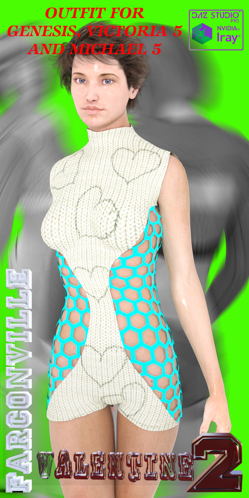 VALENTINE 2 OUTFIT FOR GENESIS, VICTORIA 5 AND MICHAEL 5 by N/A