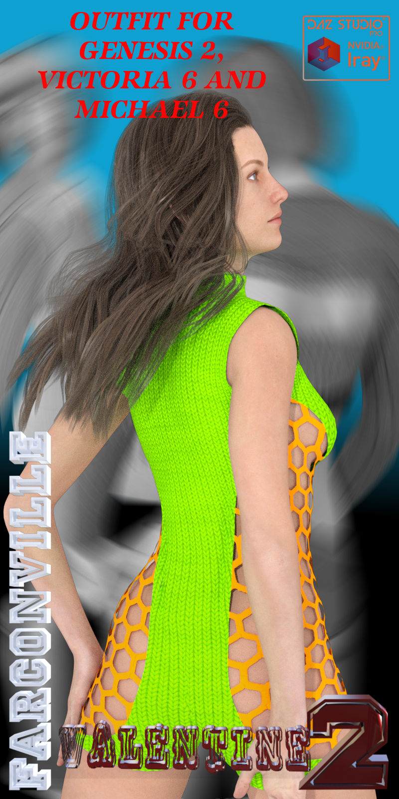 VALENTINE 2 OUTFIT FOR GENESIS 2, VICTORIA 6 AND MICHAEL 6 by N/A