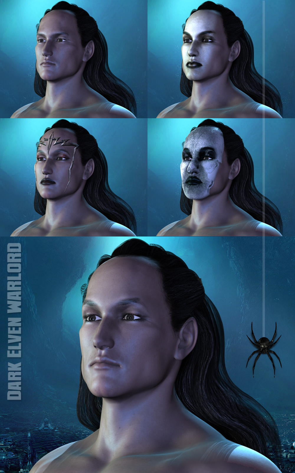 Dark Elven Warlord by N/A