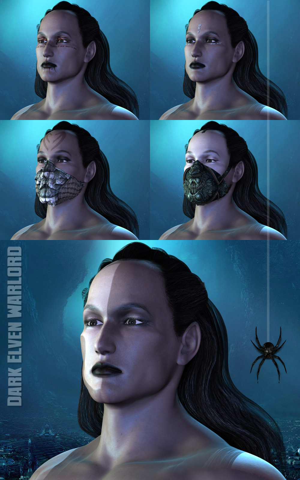 Dark Elven Warlord by N/A