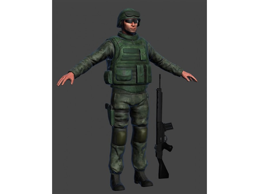 Marine Soldier - Extended License by N/A