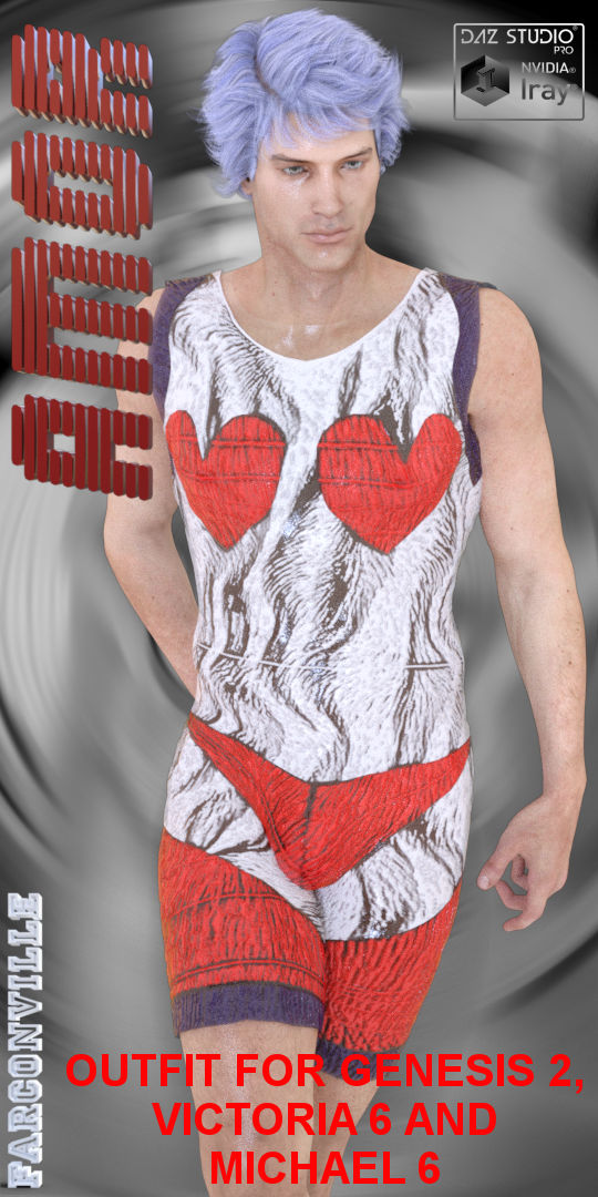 AMOR OUTFIT BUNDLE FOR Genesis, V5, M5, Genesis 2, M6, V6, Genesis 3, V7, M7 by N/A
