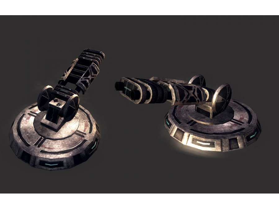 Sci-Fi Turrets - Extended License by N/A