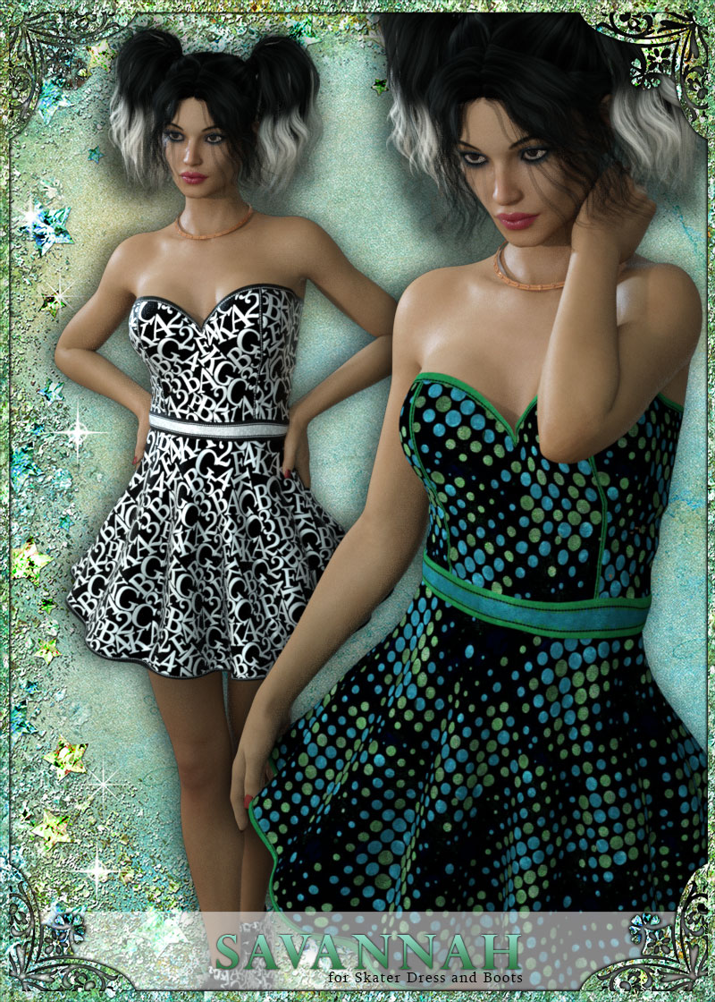 Savannah for Fads Skater Dress & Ankle  Boots by N/A