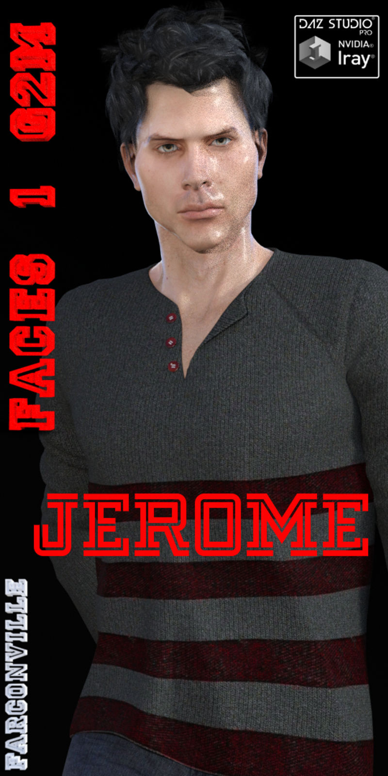 Faces 1 for Genesis 2 Male and Michael 6 by N/A