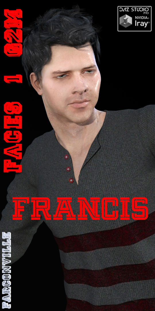 Faces 1 for Genesis 2 Male and Michael 6 by N/A