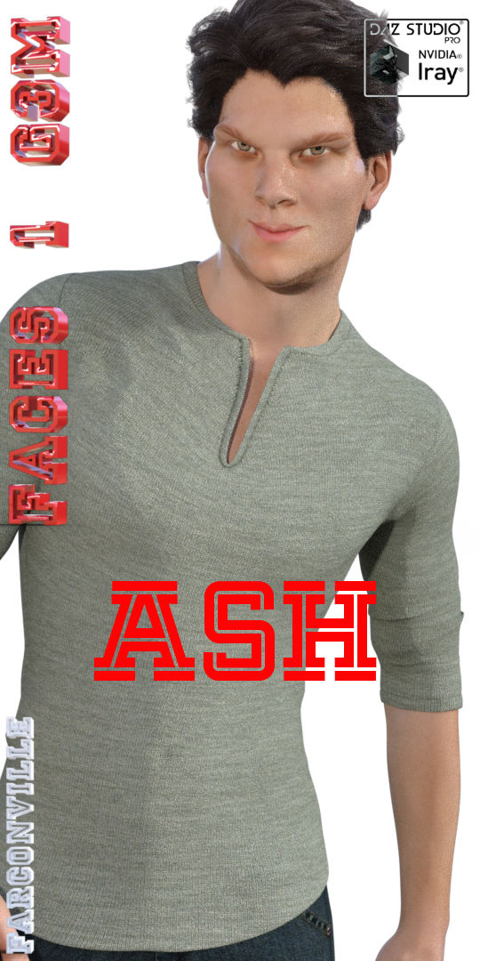 Faces 1 for Genesis 3 Male and Michael 7 by N/A