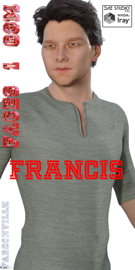 Faces 1 for Genesis 3 Male and Michael 7 by N/A