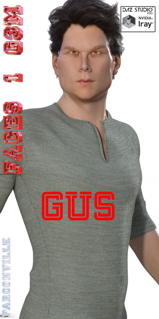 Faces 1 for Genesis 3 Male and Michael 7 by N/A