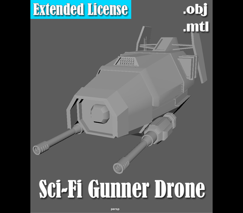 Gunner Drone - Extended License by N/A