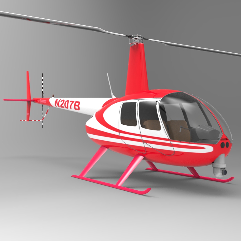 News Helicopter fbx format - Extended License by N/A