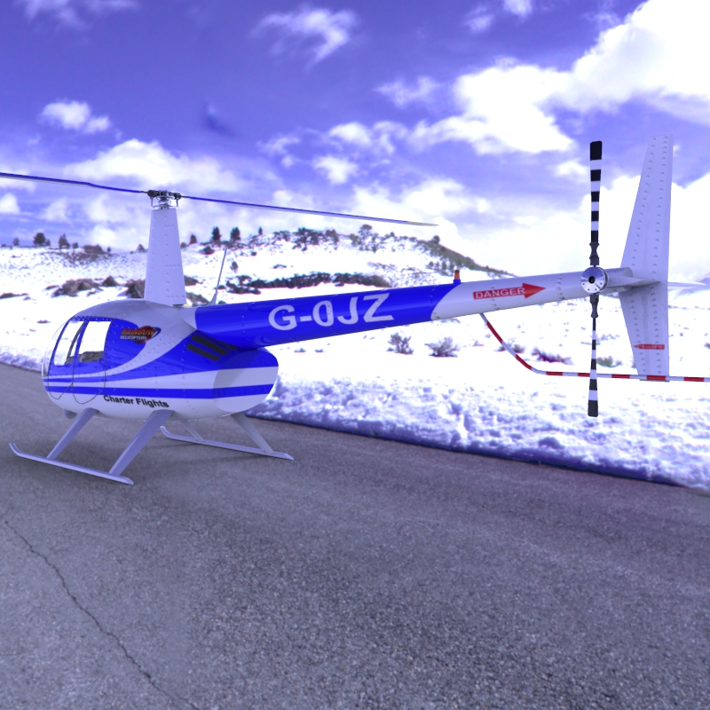News Helicopter fbx format - Extended License by N/A