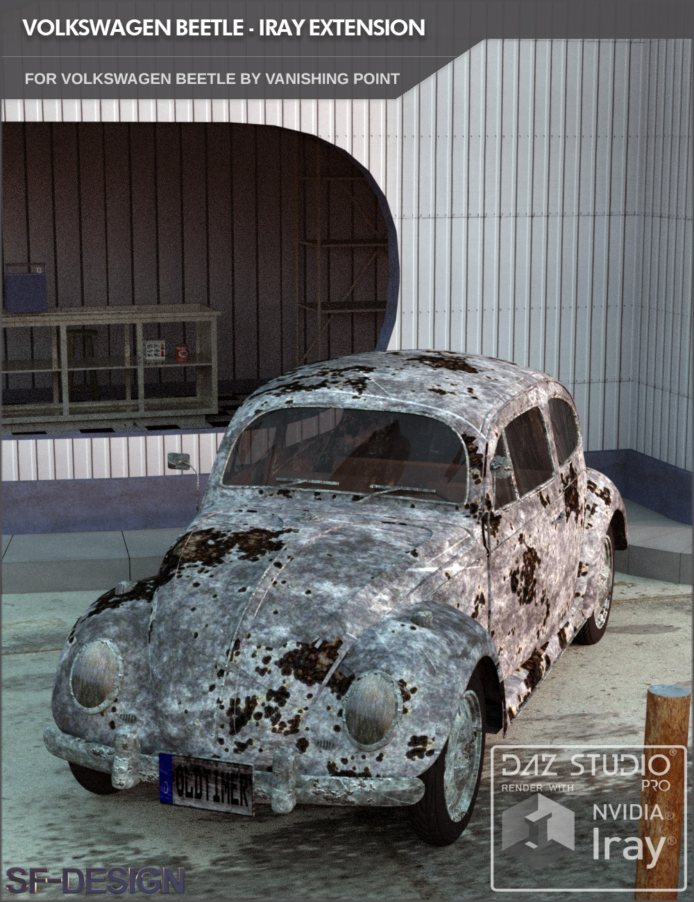 Iray Extension for Volkswagen Beetle by Vanishing Point (for DAZ Studio) by N/A