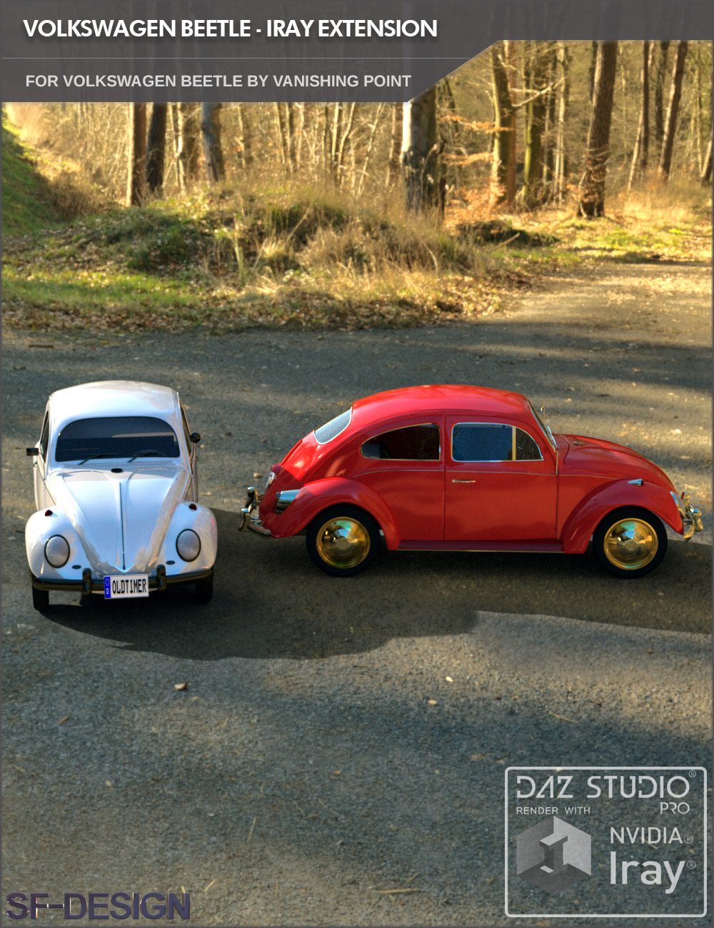 Iray Extension for Volkswagen Beetle by Vanishing Point (for DAZ Studio) by N/A
