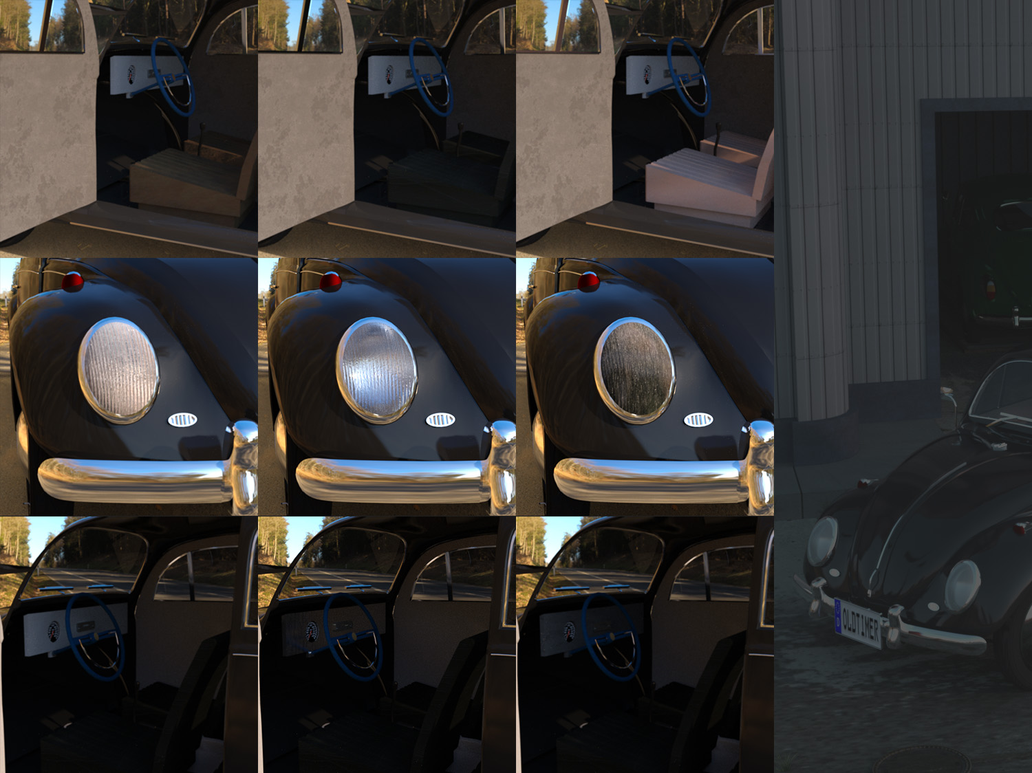 Iray Extension for Volkswagen Beetle by Vanishing Point (for DAZ Studio) by N/A