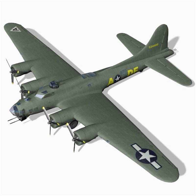 B 17G Flying Fortress fbx format - Extended License by N/A