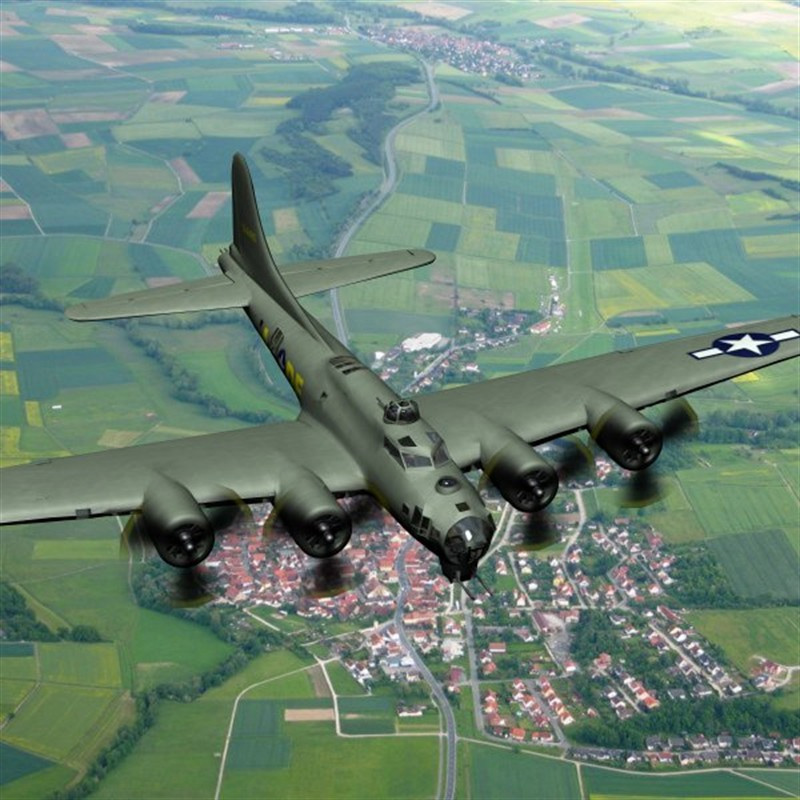 B 17G Flying Fortress fbx format - Extended License by N/A