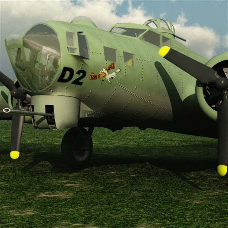 B 17G Flying Fortress fbx format - Extended License by N/A
