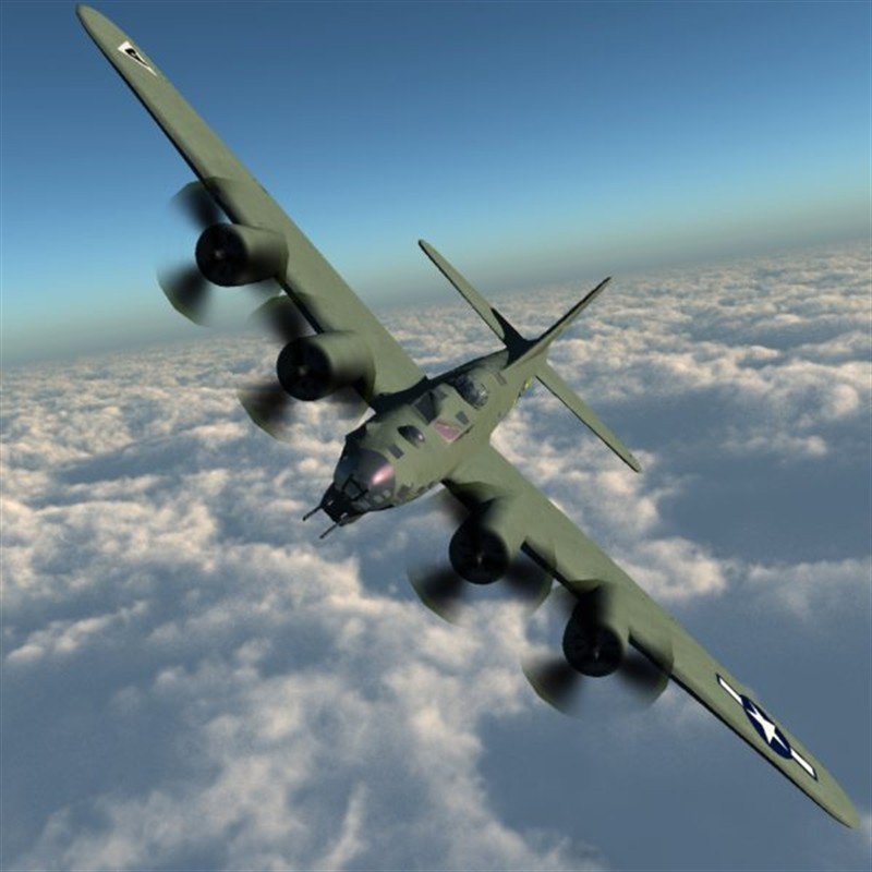 B 17G Flying Fortress fbx format - Extended License by N/A