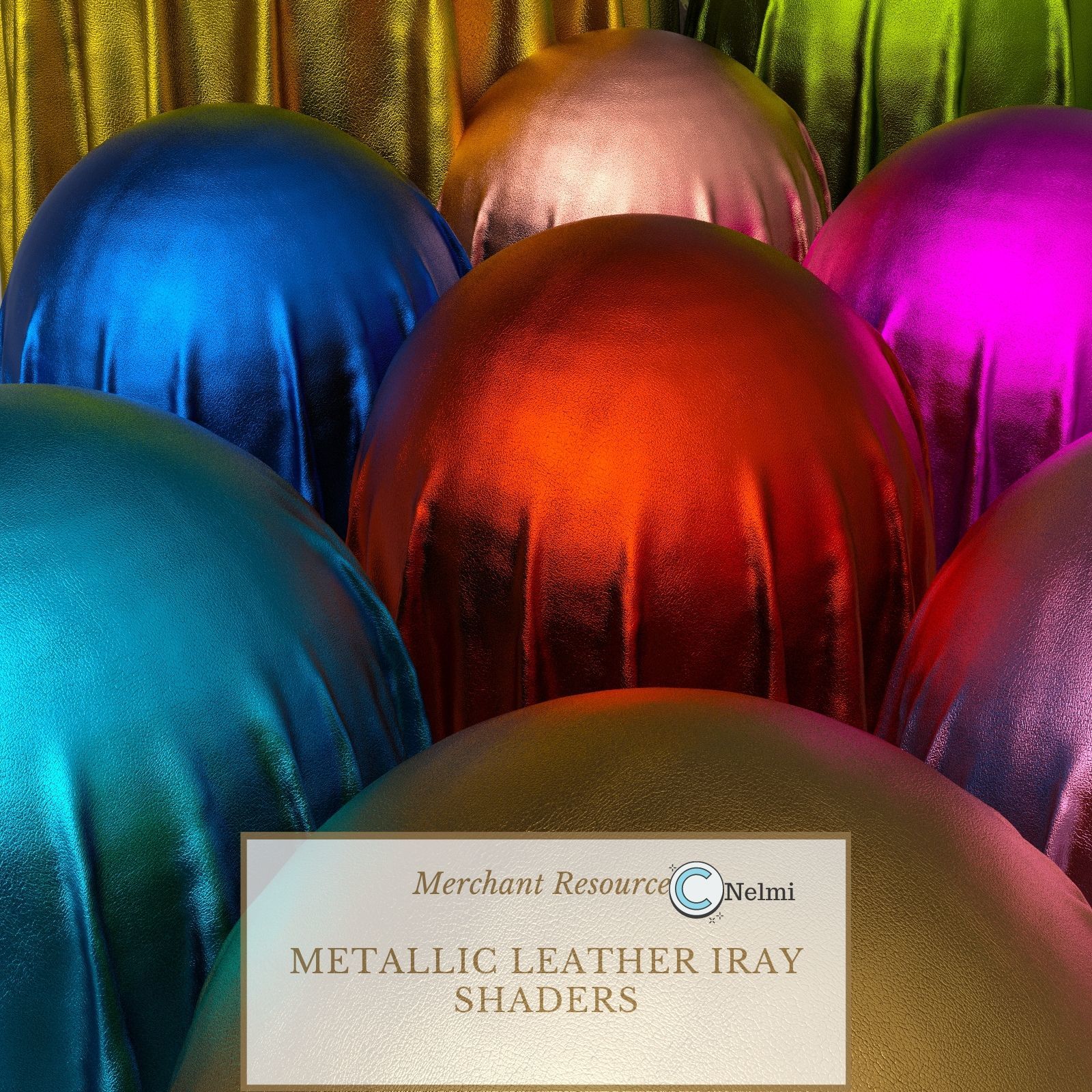 Metallic Leather Iray Shaders by N/A