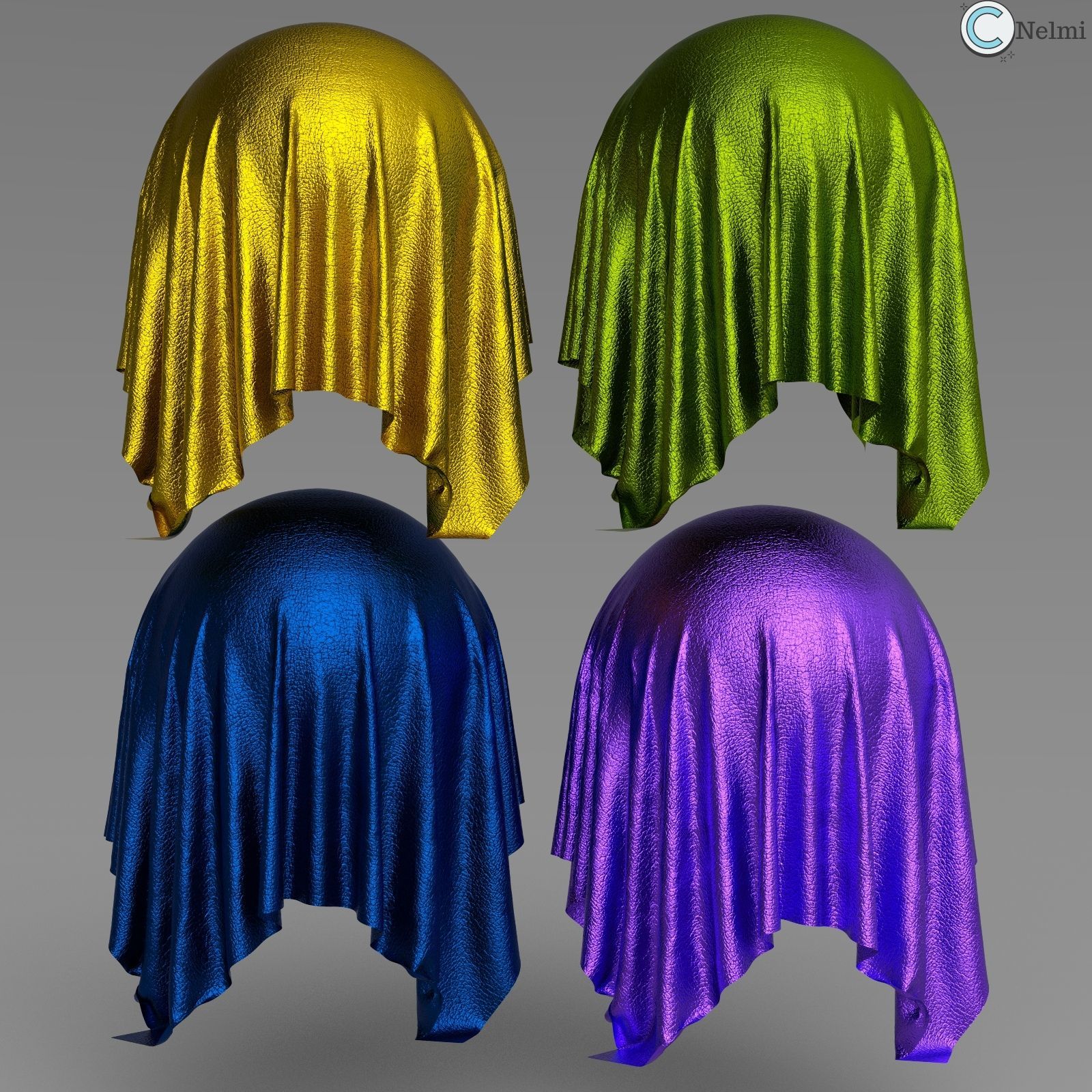 Metallic Leather Iray Shaders by N/A